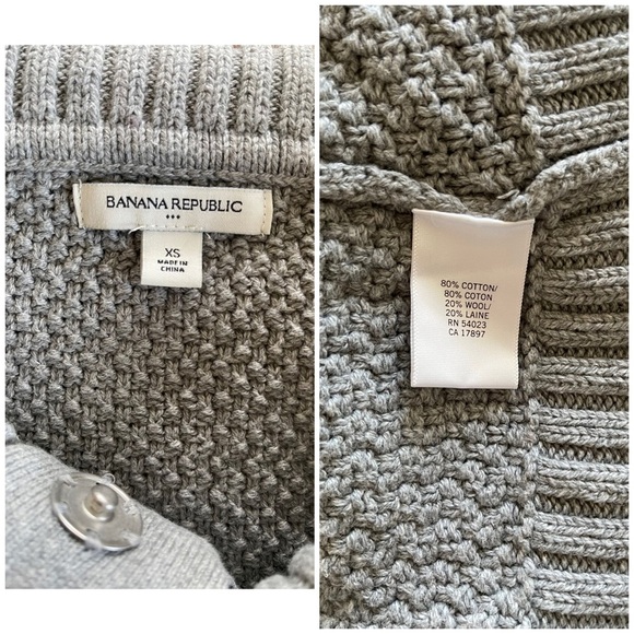 Banana Republic chunky collar cardigan - x-small - Picture 4 of 4